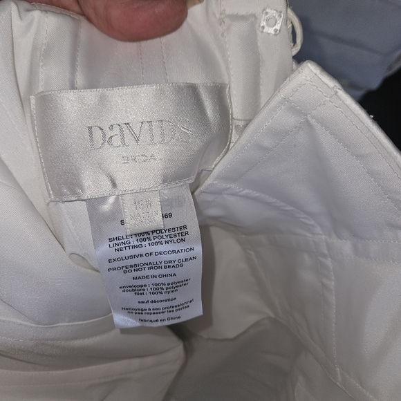 David Brudal Wedding Dress 16w - Picture 3 of 9